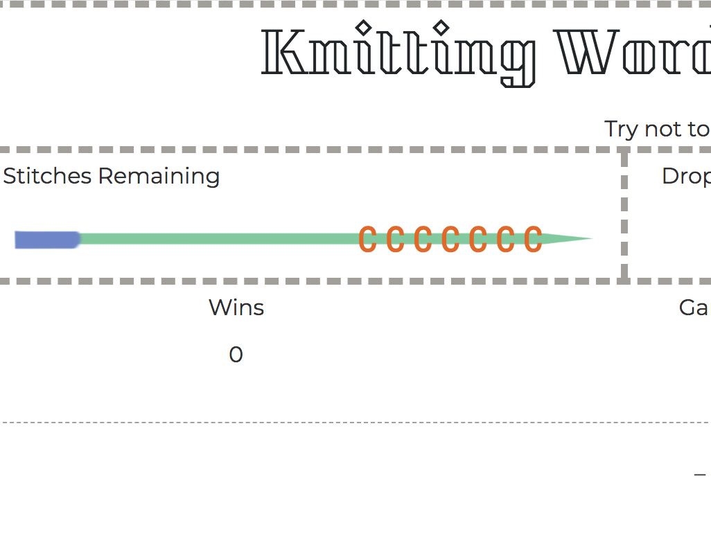 Knitting Game